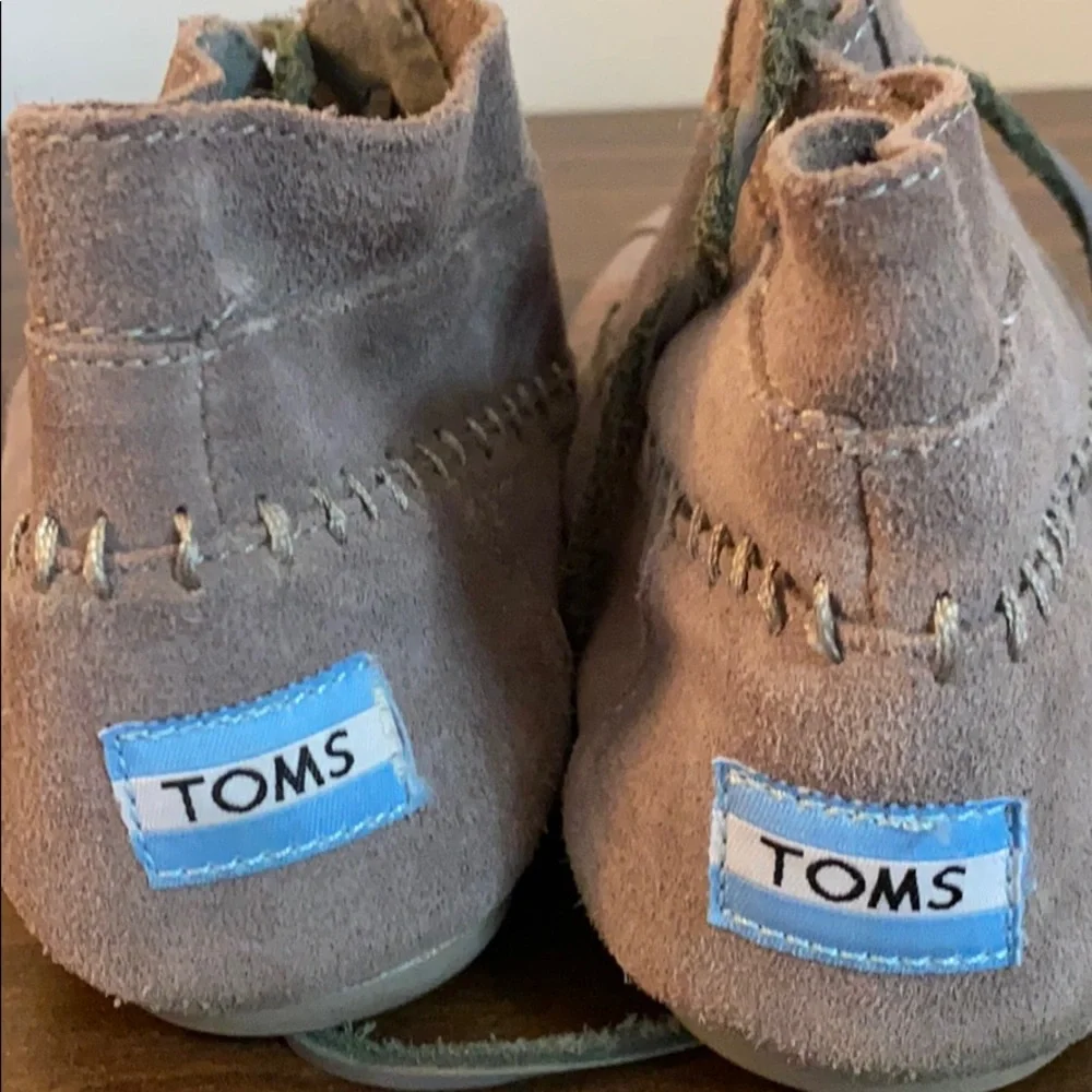 Toms gray shoes